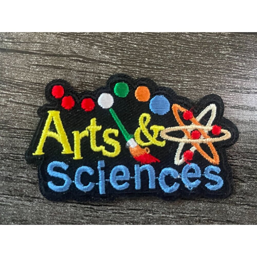 Arts‎ Sciences fun patch Girl Scouts GS activity